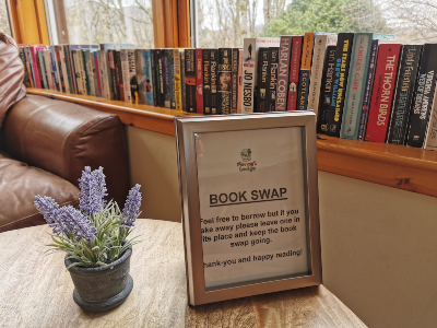 Book Swap at Loch Ness Hostel 