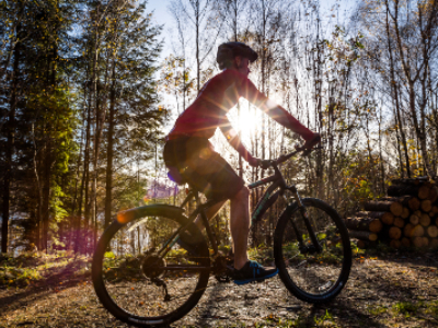 Cycling around Loch Ness